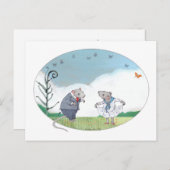 Jubiläumsmäuse Postkarte (Vorne/Hinten)