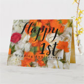 Jubiläumsministerin und Schwiegerbruder Karte (Gelbe Blume)