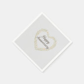 Jubiläumsnapkins Serviette (Ecke)