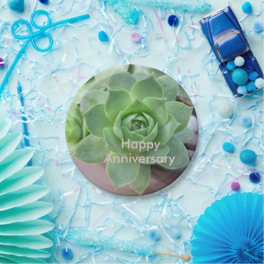 Jubiläumsopfplatte Pappteller (Party)