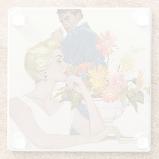 Jubiläumsquartier Glasuntersetzer (Rückseite)