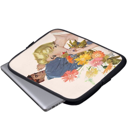 Jubiläumsquartier Laptopschutzhülle (Vorne Knopf)