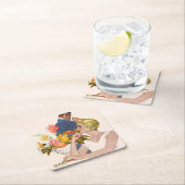 Jubiläumsquartier Rechteckiger Pappuntersetzer (Vor Ort)