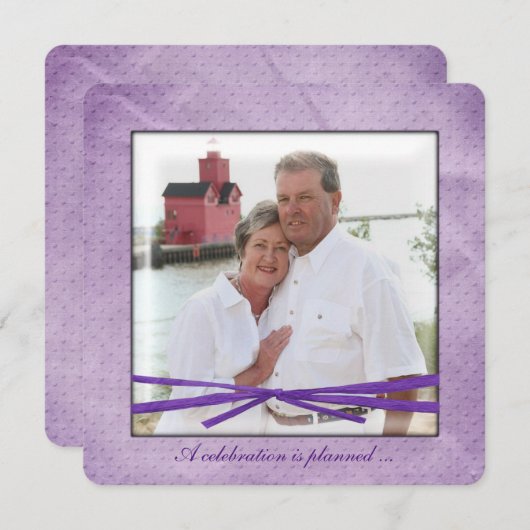 Jubiläumsrahmen für das Party Einladung (Vorne/Hinten)