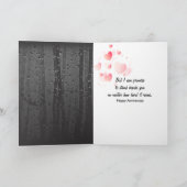 Jubiläumsraindrops Karte (Innenseite)