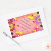 Jubiläumsrampe Rechteckiger Aufkleber (Umschlag)