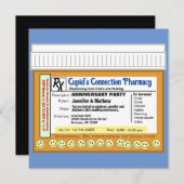 Jubiläumsrennen für Spaß Einladung (Vorne/Hinten)