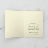 Jubiläumsrose der Ehefrau Karte (Innenseite)