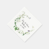 Jubiläumsschrei der Wildblume Serviette (Ecke)