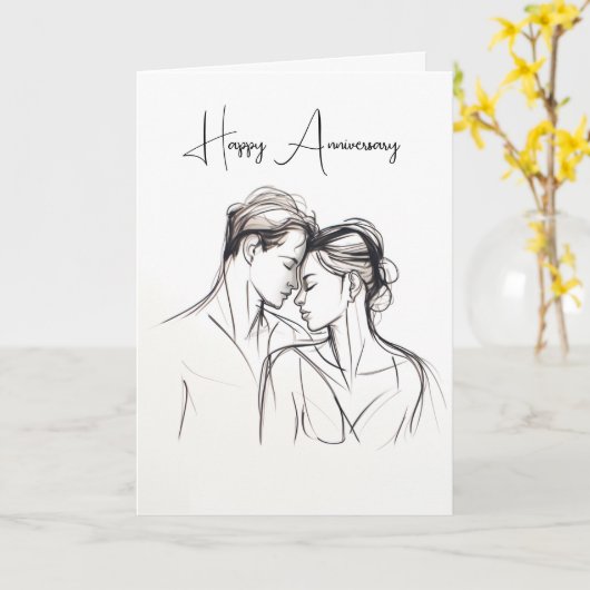 Jubiläumsschuhe Karte (Gelbe Blume)