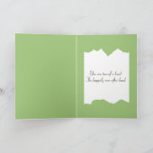 Jubiläumsschwangvögel auf dem Zaun Karte (Innenseite)