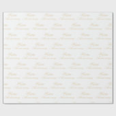 Jubiläumsskript-Schriftart Geschenkpapier (Flach)