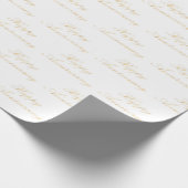 Jubiläumsskript-Schriftart Geschenkpapier (Ecke)