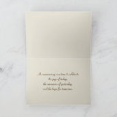 JubiläumsSnapshot und Umschlag Karte (Innenseite)