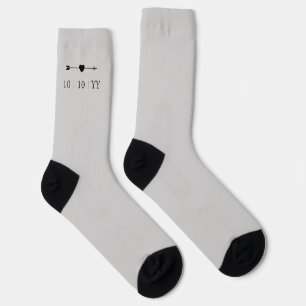 Jubiläumssocken Grau Socken