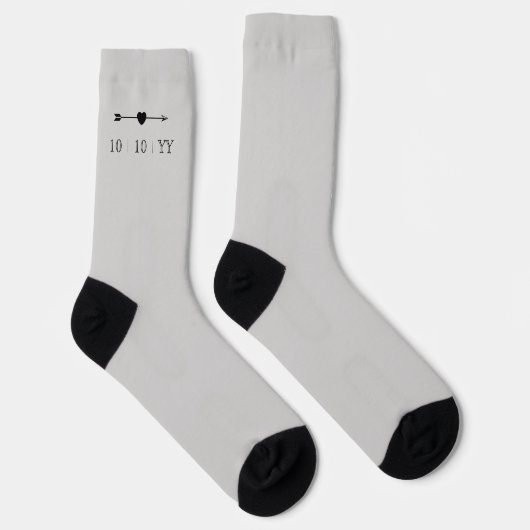 Jubiläumssocken | Grau Socken (Rechts)