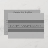 Jubiläumsstreifen Einladung (Vorne/Hinten)