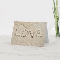 Jubiläumstext Liebe in Sand