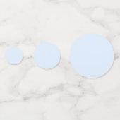 Jubiläumstisch für Aqua Mint Konfetti (Rückseiten)