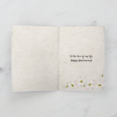 Jubiläumsuhr ohne Hände Karte (Innenseite)