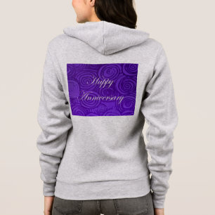 Jubiläumsveranstalter Lila Wirbel Hoodie