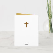 Jubiläumsveranstaltung der Black Gold Church Karte (Rückseite)