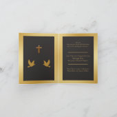 Jubiläumsveranstaltung der Black Gold Church Karte (Innenseite)