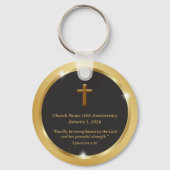 Jubiläumsveranstaltung der Goldkirche Souvenir Biv Schlüsselanhänger (Rückseite)