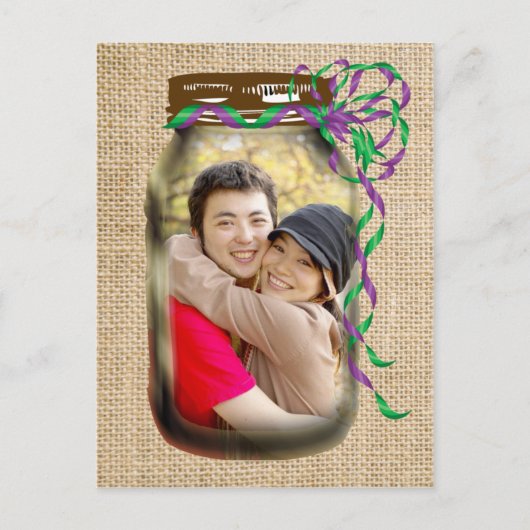 Jubiläumsverlängerung für die Ehe Einladungspostkarte (Vorderseite)