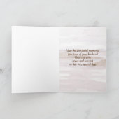 Jubiläumsverlust Personalisierter Husband Ocean Ba Karte (Innenseite)