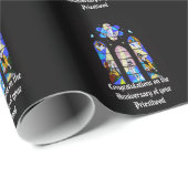 Jubiläumsverordnung Personalisierter Pastor Geschenkpapier (Rolleneckpunkt)