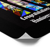 Jubiläumsverordnung Personalisierter Pastor Poster (Ecke)