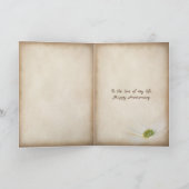 Jubiläumszeit Zeitlose Uhr Karte (Innenseite)