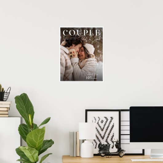 Jubiläumszeitschrift Foto Cover Personalisieren Po Poster (Heimbüro)