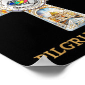 Jubilee 2025 Catholic Christian Lgrims Cross Jesus Poster (Ecke)