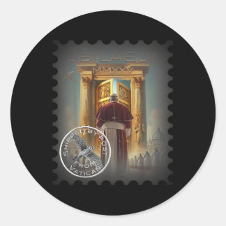 Jubilee 2025, Vatikan, A Travel Souvenir, A Gift I Runder Aufkleber