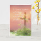 Jubilee 60 Jahre Glückwünsche Karte (Gelbe Blume)