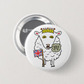 Jubilee Royal Sheep Button (Vorne & Hinten)