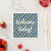 Jubilee Welcome Baby Paper Serviette (Beispiel)