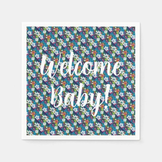 Jubilee Welcome Baby Paper Serviette (Vorderseite)