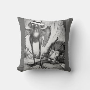 Jubjub Bird und der Bandersnatch Kissen