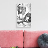 Jubjub Bird und der Bandersnatch Leinwanddruck (Insitu (Wohnzimmer))