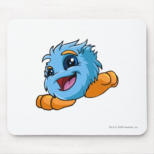 JubJub Blau Mousepad (Vorne)