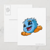 JubJub Blue Postkarte (Vorne/Hinten)