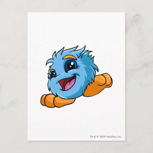 JubJub Blue Postkarte (Vorderseite)