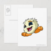 JubJub White Postkarte (Vorne/Hinten)