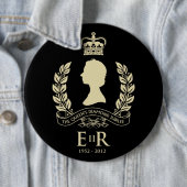 Jubliäum-Gedenkknopf Button (Beispiel)