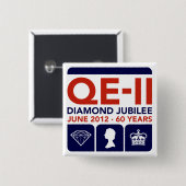 Jubliäum-Gedenkknopf Button (Vorne & Hinten)