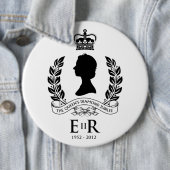 Jubliäum-Gedenkknopf Button (Beispiel)