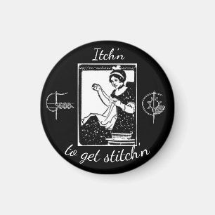 "Juch, um Stitch'n zu bekommen" Magnet